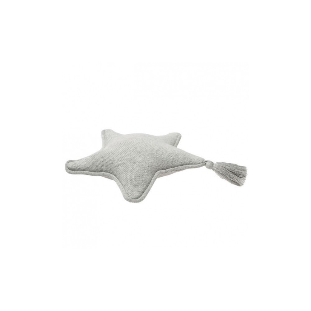 Lorena Canals Strickkissen, Twinkle Star Grey