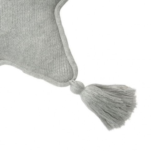 Lorena Canals Strickkissen, Twinkle Star Grey