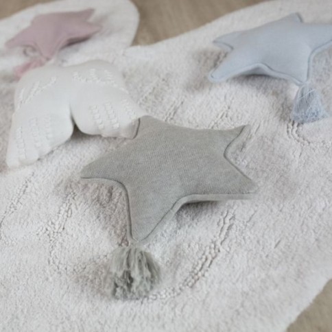 Lorena Canals Strickkissen, Twinkle Star Grey