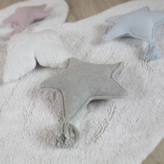 Lorena Canals Strickkissen, Twinkle Star Grey