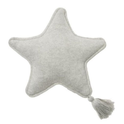 Lorena Canals Strickkissen, Twinkle Star Grey