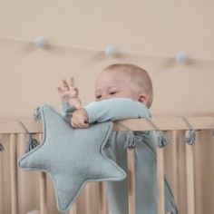 Lorena Canals Strickkissen, Twinkle Star Indus Blue