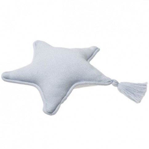 Lorena Canals Strickkissen, Twinkle Star Soft Blue
