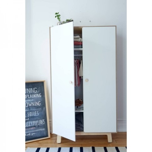 Kleiderschrank Merlin, Walnuss
