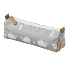 Federmäppchen, Wal grau