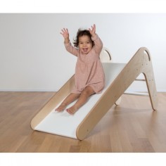 Kidsbo Kinderrutsche VIVA, weiss/ Natur