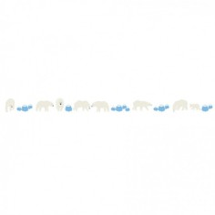 MIMIlou Wandsticker Bordüre 5 m, Eisbären