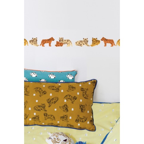 Autocollants muraux Mimilou Bordure 5 m, Tiger