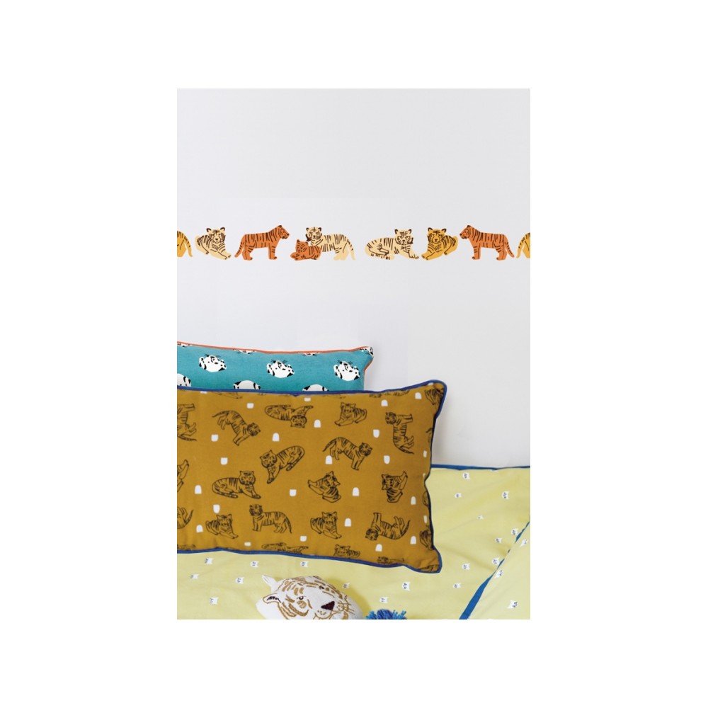 MIMIlou Wandsticker Bordüre 5 m, Tiger