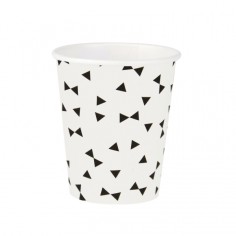 My Little Day Coupe en carton, cravates noires, 8 paquets