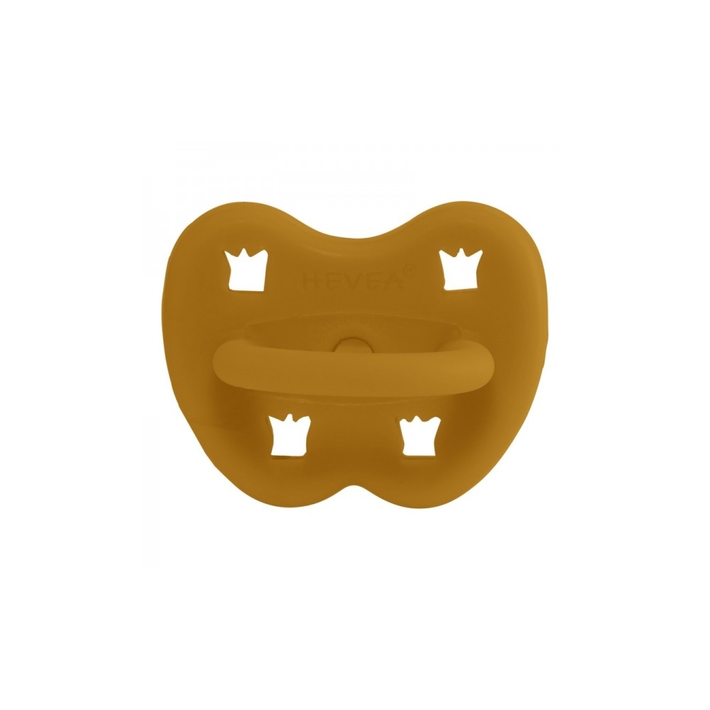 Naturkautschuk Schnuller Turmeric, rund