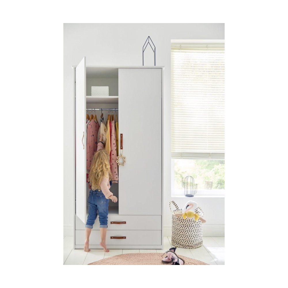 Cool Kids Kleiderschrank mit 2 Türen