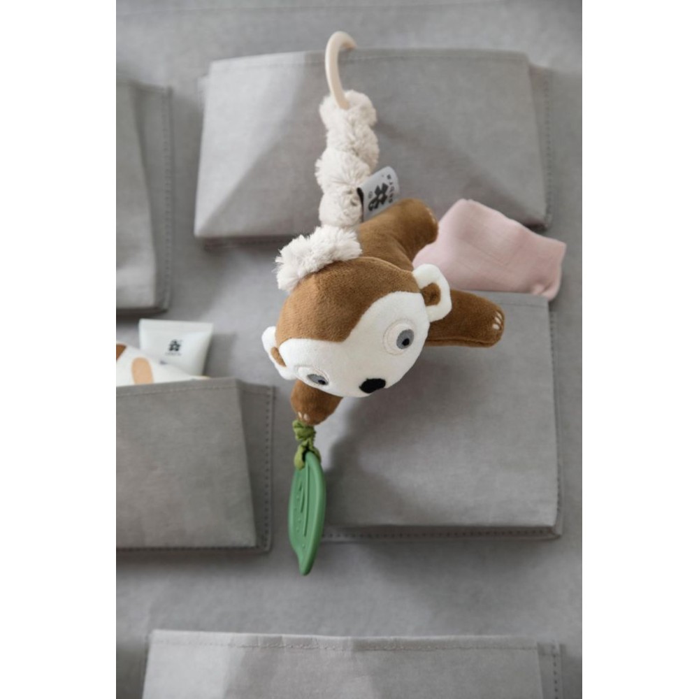 Sebra Activity-Spielzeug, Maci der Affe, almond brown