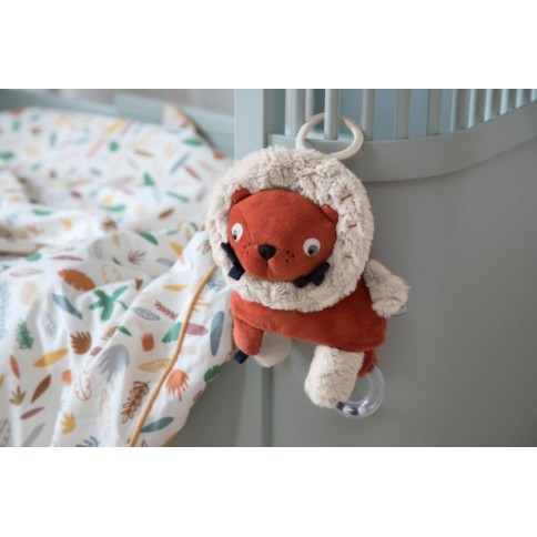 Sebra Activity-Spielzeug, Lee der Löwe, sorbet orange