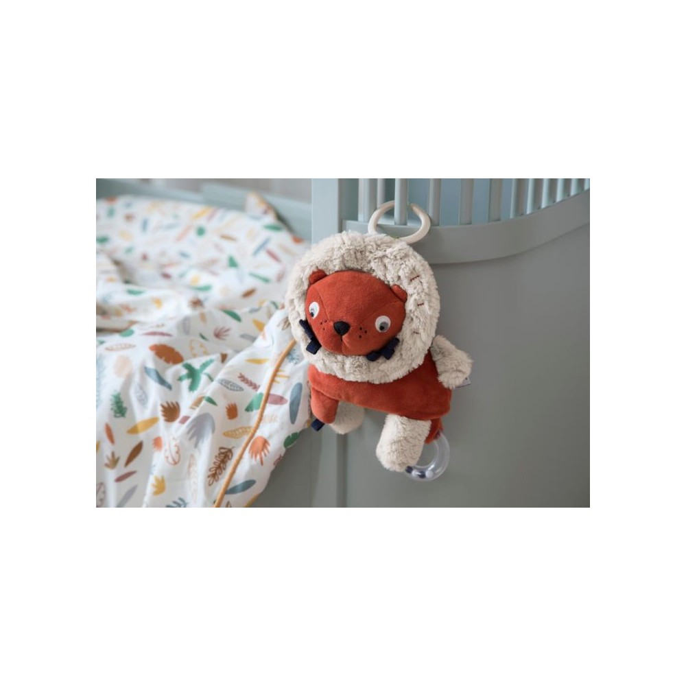 Sebra Activity-Spielzeug, Lee der Löwe, sorbet orange