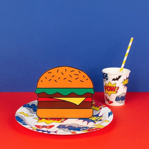 My Little Day Kartonbecher, Super Heros, 8-er Pack