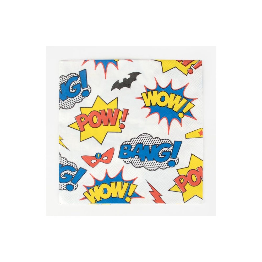 My Little Day Papierservietten, Super Heros - 20 Stk.