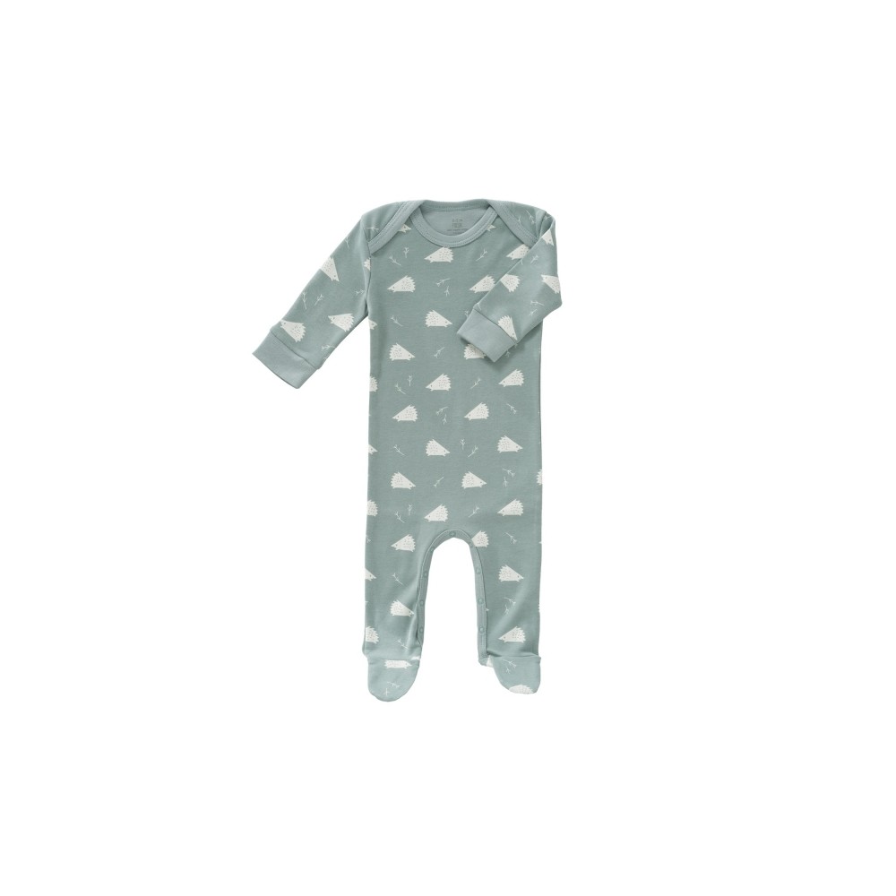 Fresk Babypyjama Bio-Baumwolle, mit Füsschen, Igel