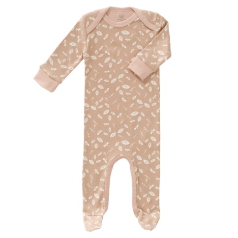 Fresk Babypyjama Bio-Baumwolle, mit Füsschen, Wald
