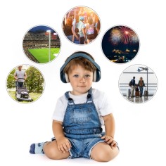 SilentGuard Baby Gehörschutz (ab 12 Monate), Blau