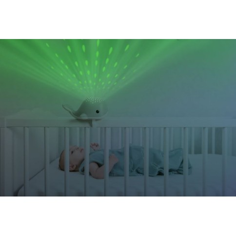 Wally der Wal Sternenprojektor mit beruhigenden Sounds