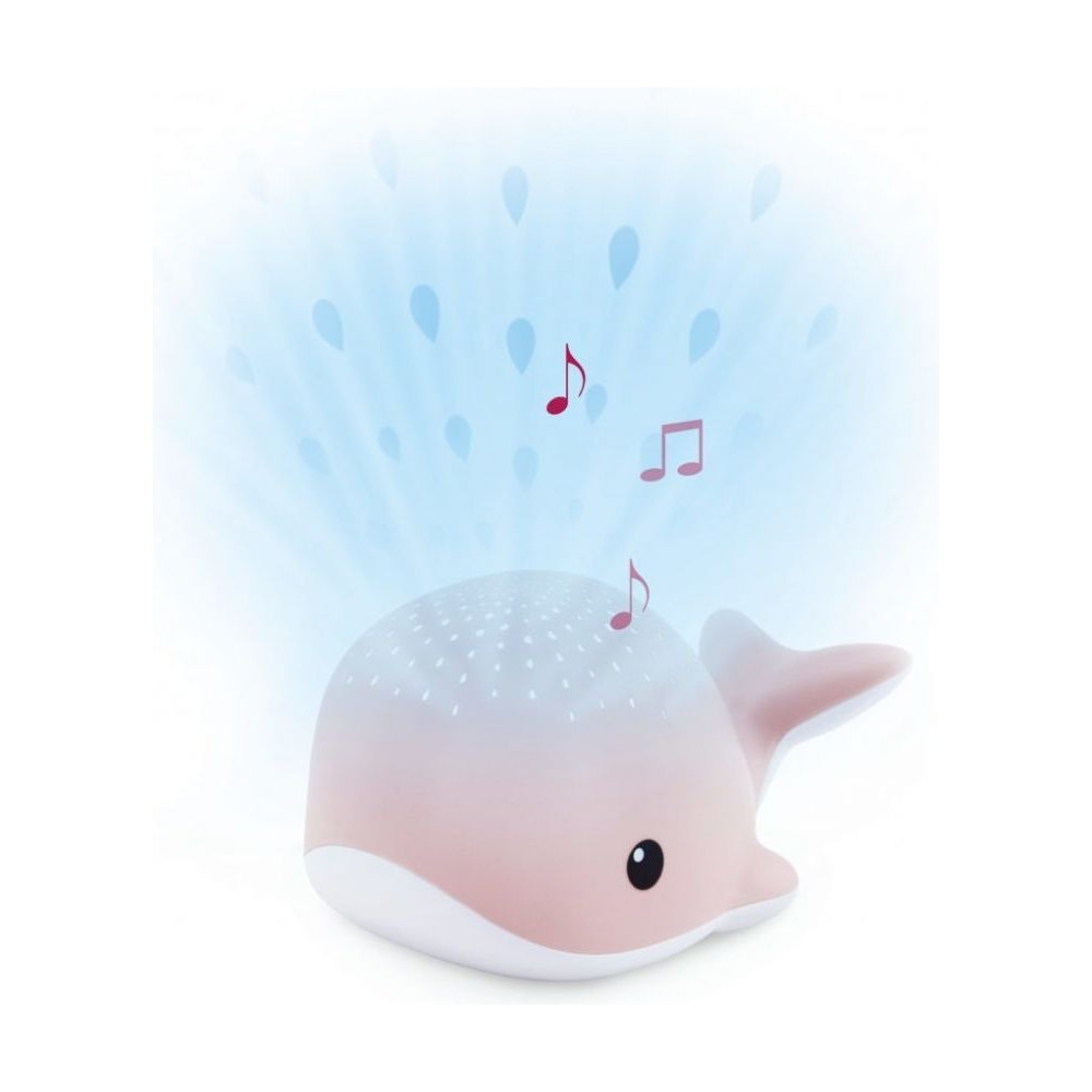 Wally du projecteur étoile de la baleine avec des sons apaisants