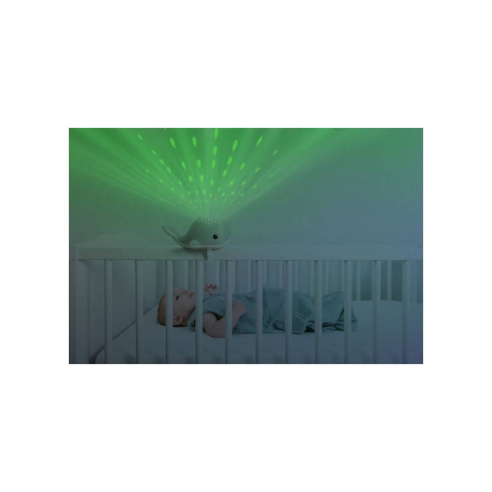 Wally der Wal Sternenprojektor mit beruhigenden Sounds
