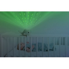 Wally du projecteur étoile de la baleine avec des sons apaisants