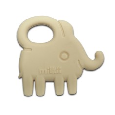 Silikon Beissring Elefant, Skinny Yellow