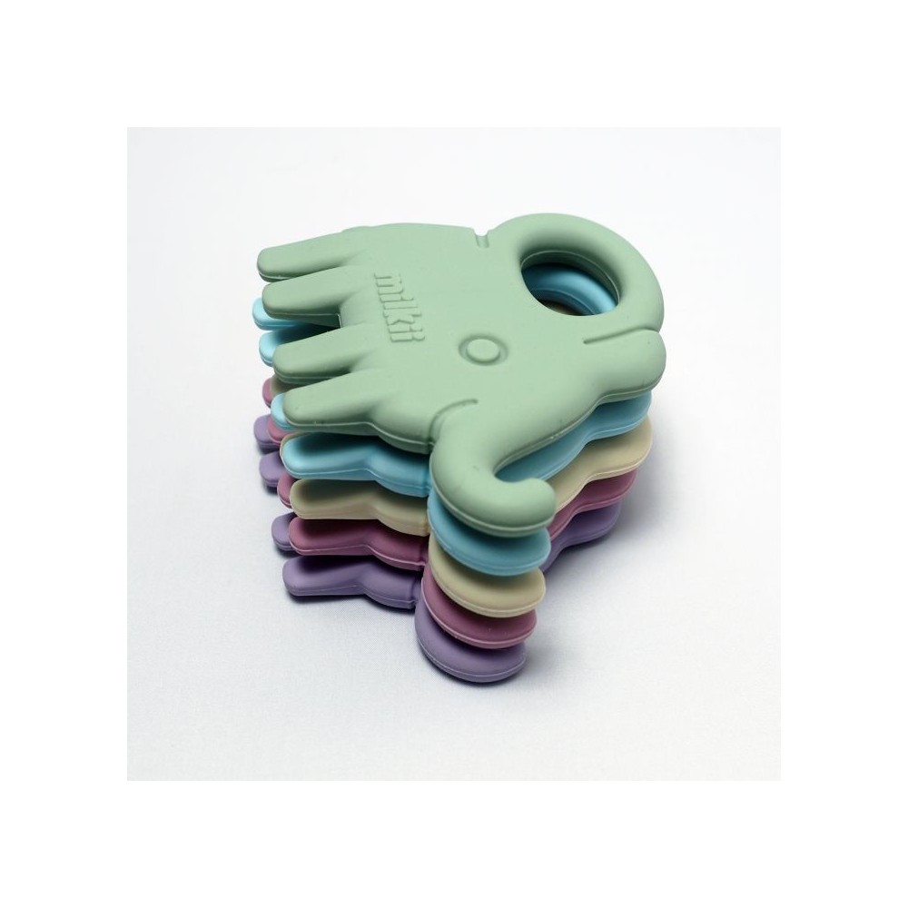 Éléphant de Silicone Beissing, vert poussiéreux