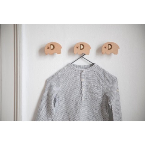 sebra Wandhaken, 2er Set, Fanto der Elefant