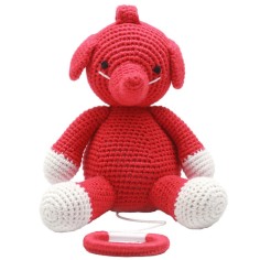 Boîte à musique, éléphant rouge