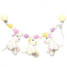 Kinderwagenkette, Mädchen Hunde