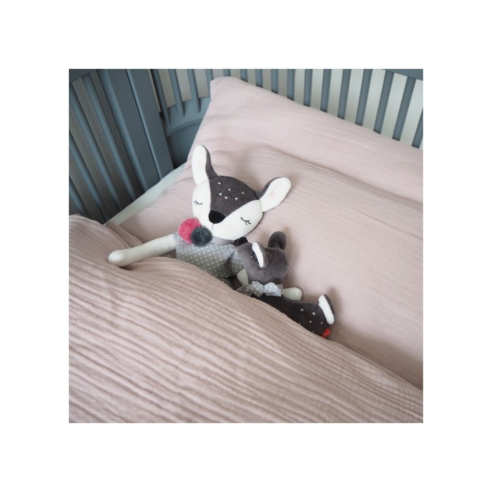 Bettwäsche aus Musselin Baumwolle, Junior, pale rose