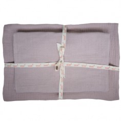 Bettwäsche aus Musselin Baumwolle, Junior, pale rose