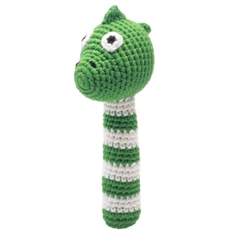 natureZoo Rustle Tige Crocheté, Vert Dino