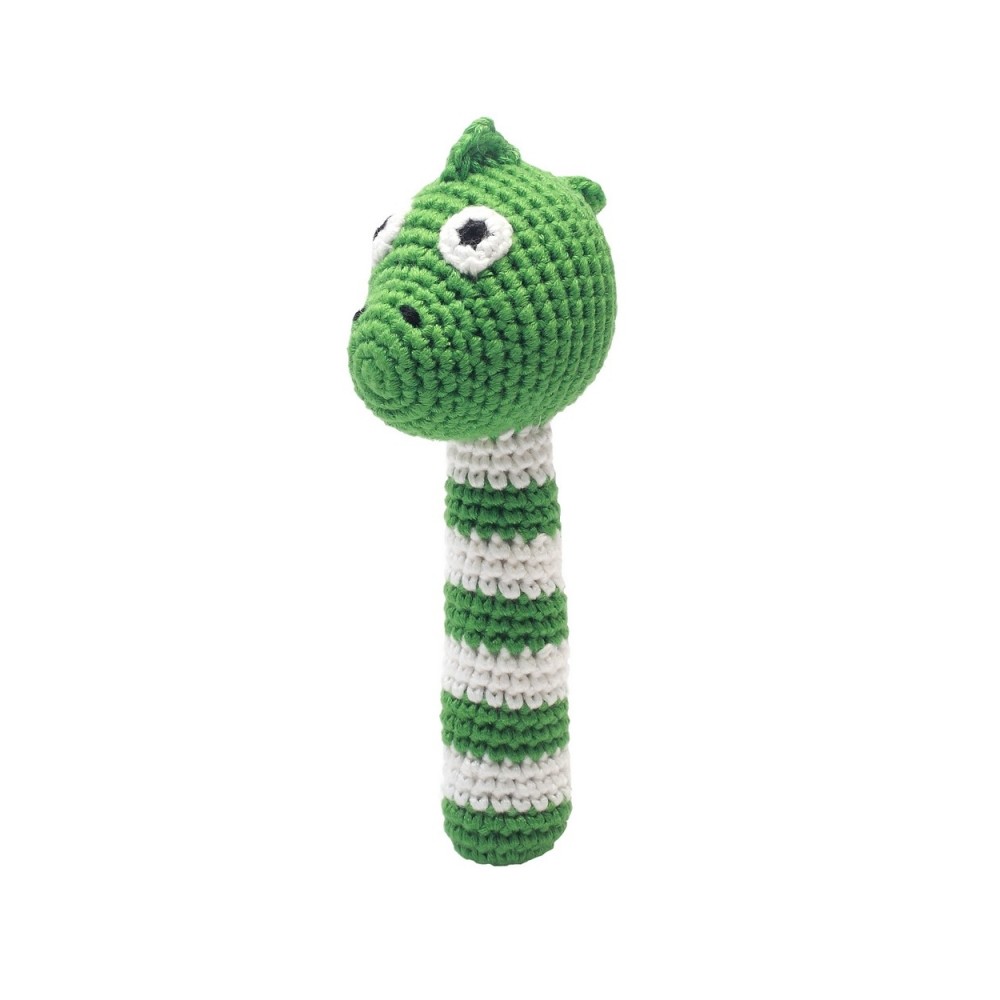 natureZoo Rustle Tige Crocheté, Vert Dino