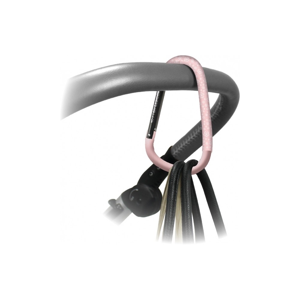 Kinderwagenhaken, Floral Pink
