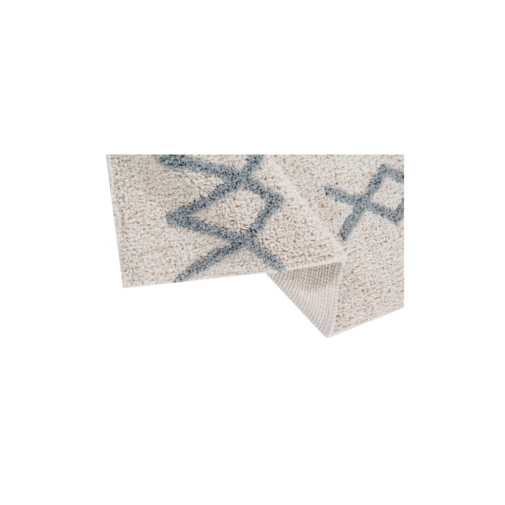 Teppich Atlas Natural, Vintage Blue