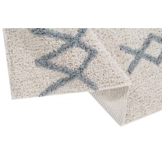 Teppich Atlas Natural, Vintage Blue