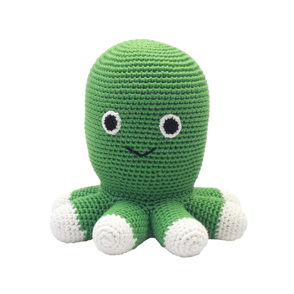 Häkel-Teddybär, Grüner Oktopus