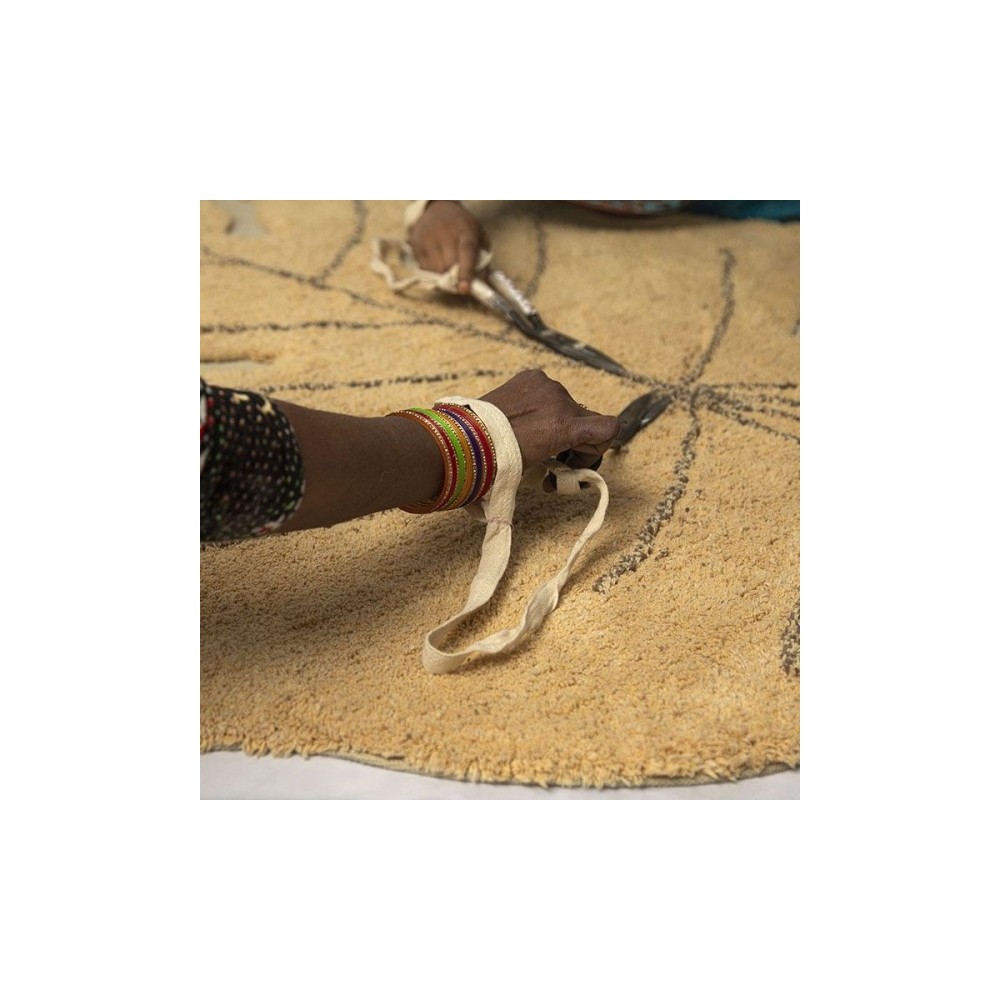 Teppich Monstera Honey