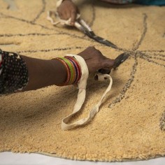 Teppich Monstera Honey