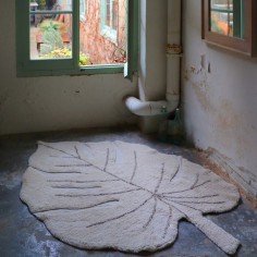 Teppich Monstera Natural