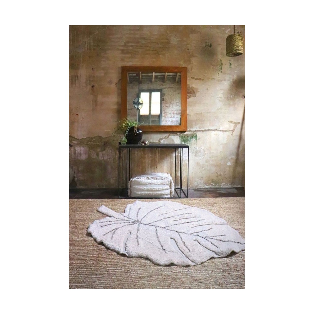 Teppich Monstera Natural