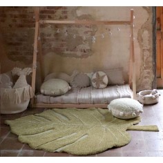 Teppich Monstera Olive