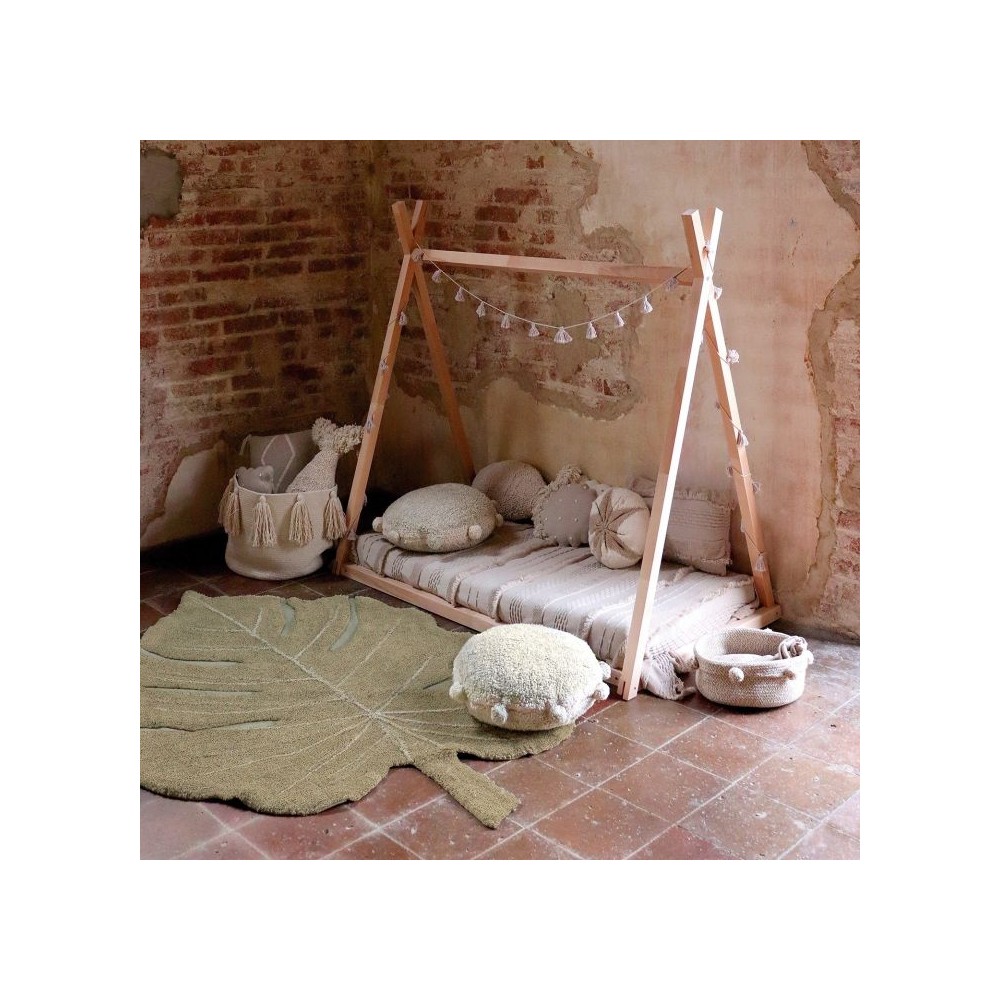 Teppich Monstera Olive