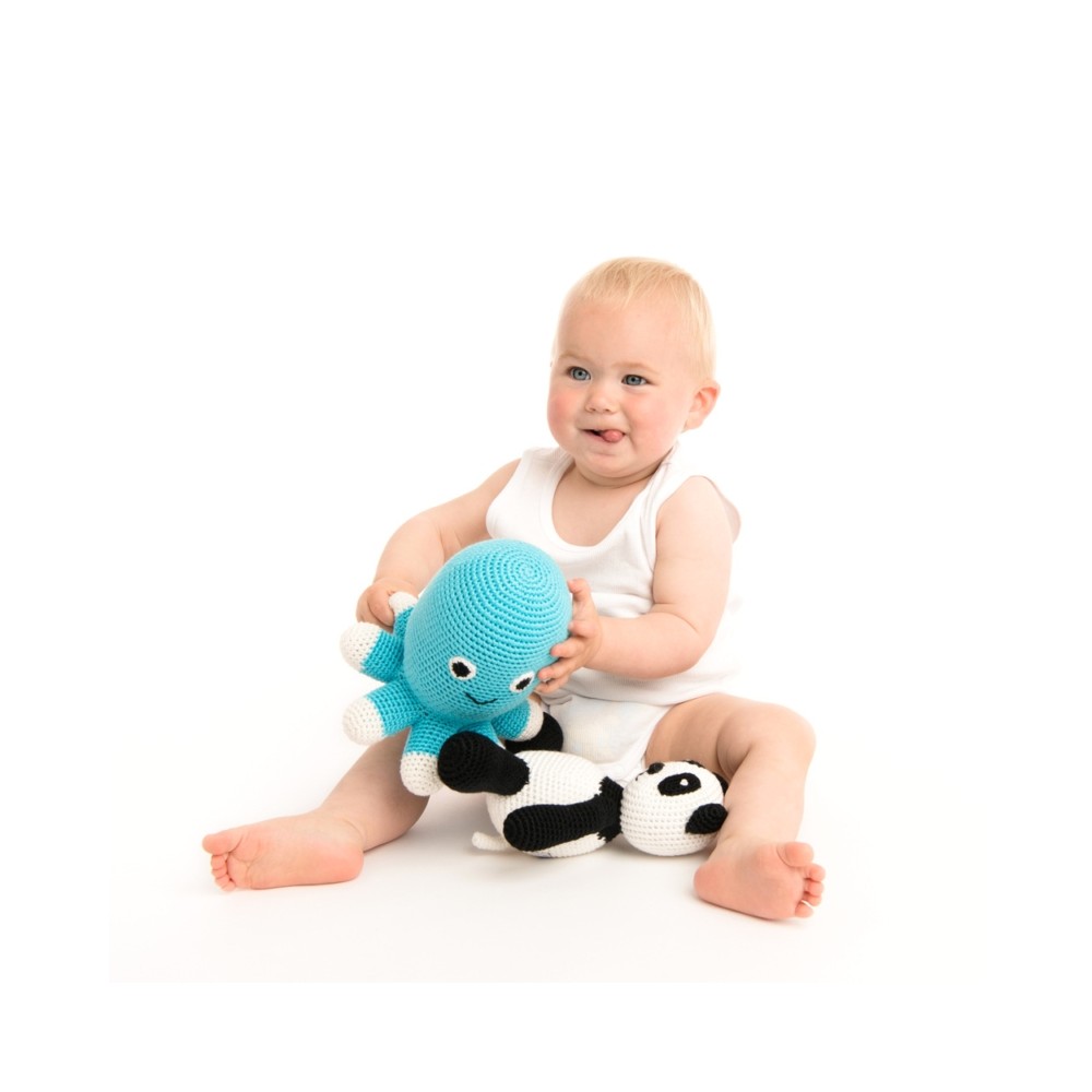 natureZOO XL Teddybär, Schwarzer Panda