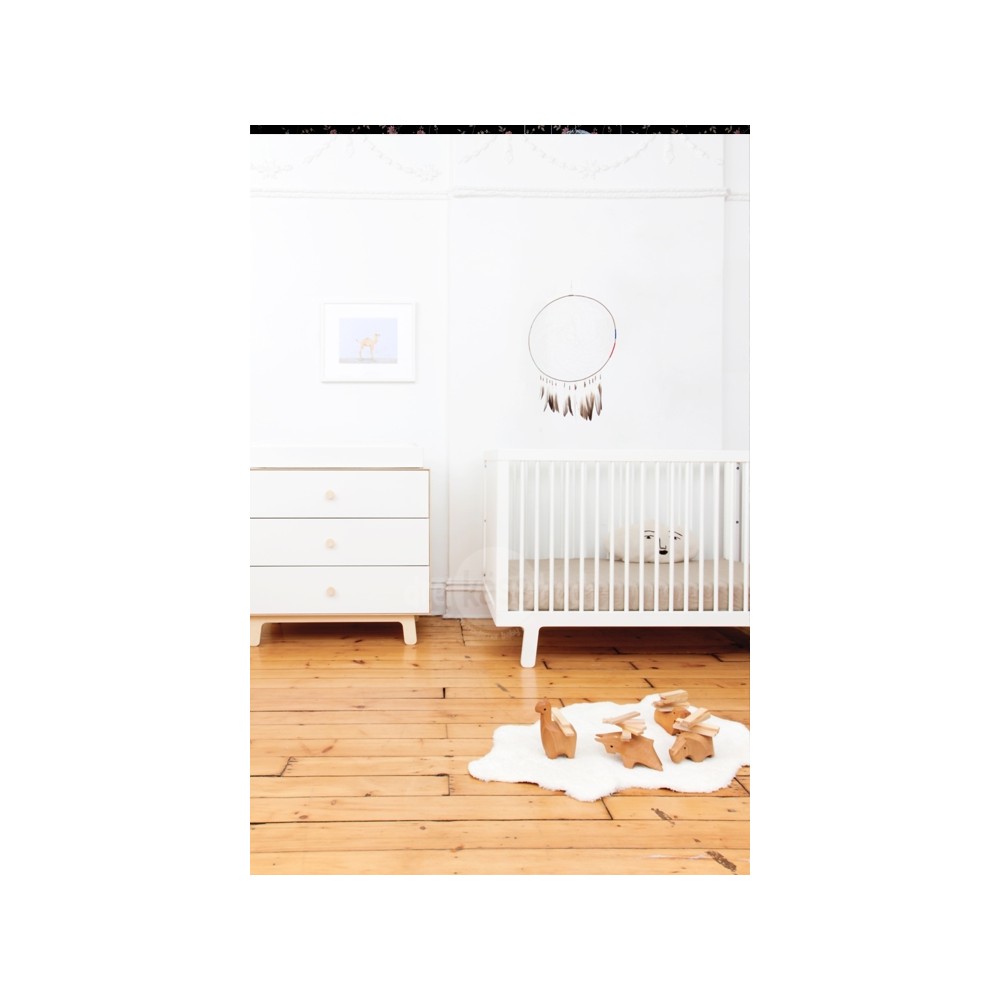 Lit bébé Sparrow, bouleau