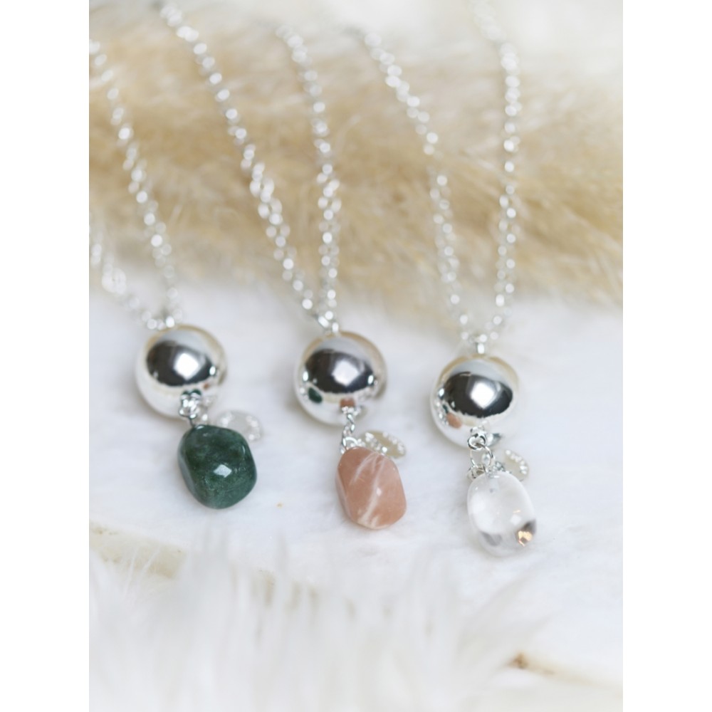 Bola-Kugel Schwangerschaftskette mit Kristall